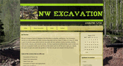 Desktop Screenshot of nwexcavation.com